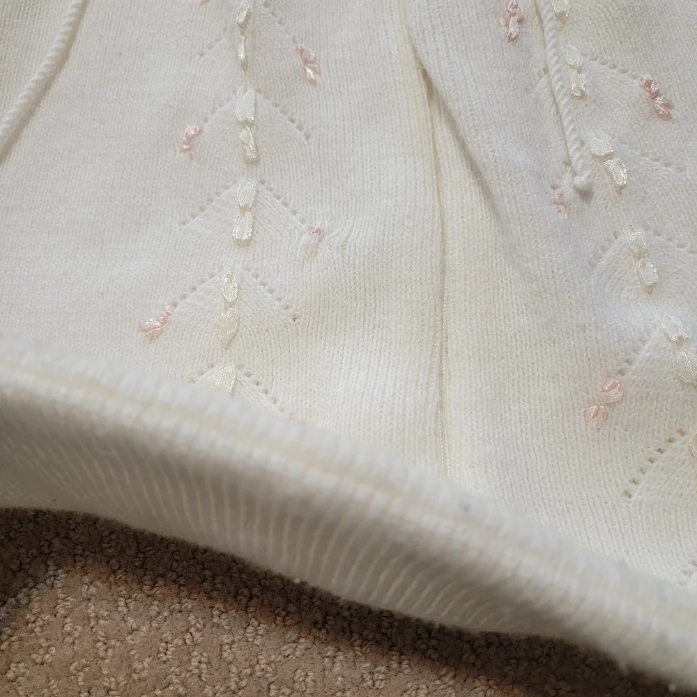 Vintage Friemanit Baby Sleep Sack‎ Cozy One Size Sweater With Hood Cottagecore